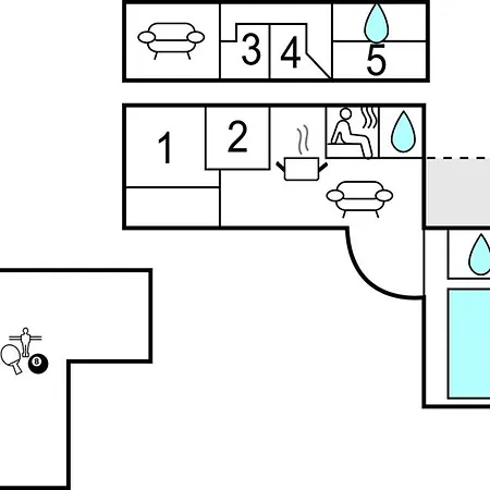 Дом отдыха Amazing In With Sauna Vestervig